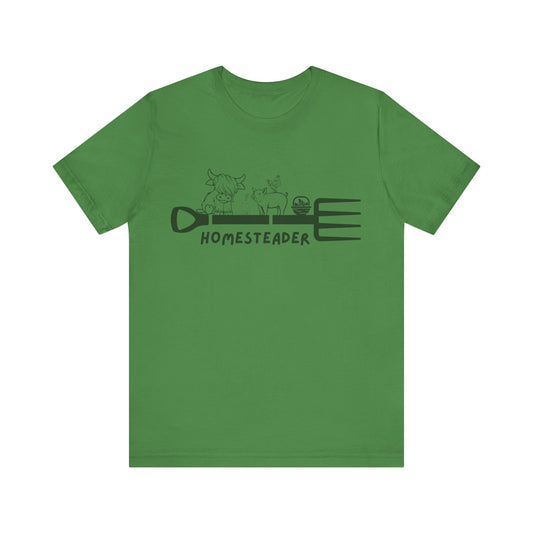 Homesteader Garden Fork Farm Animals - Unisex T-Shirt