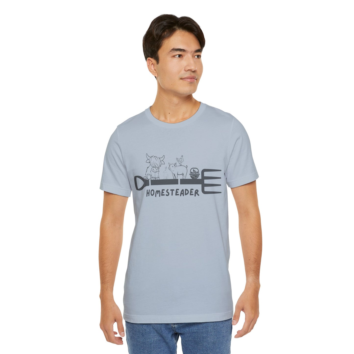 Homesteader Garden Fork Farm Animals - Unisex T-Shirt