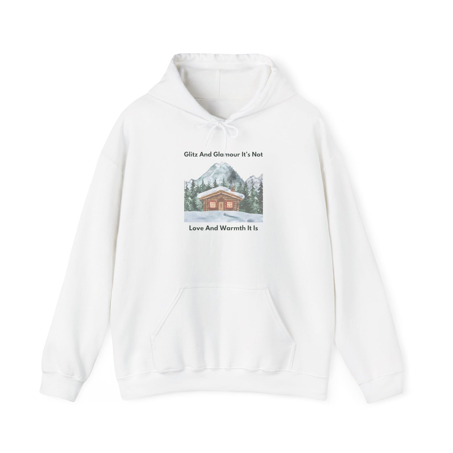 Cabin Snow Love and Warmth - Unisex Hoodie