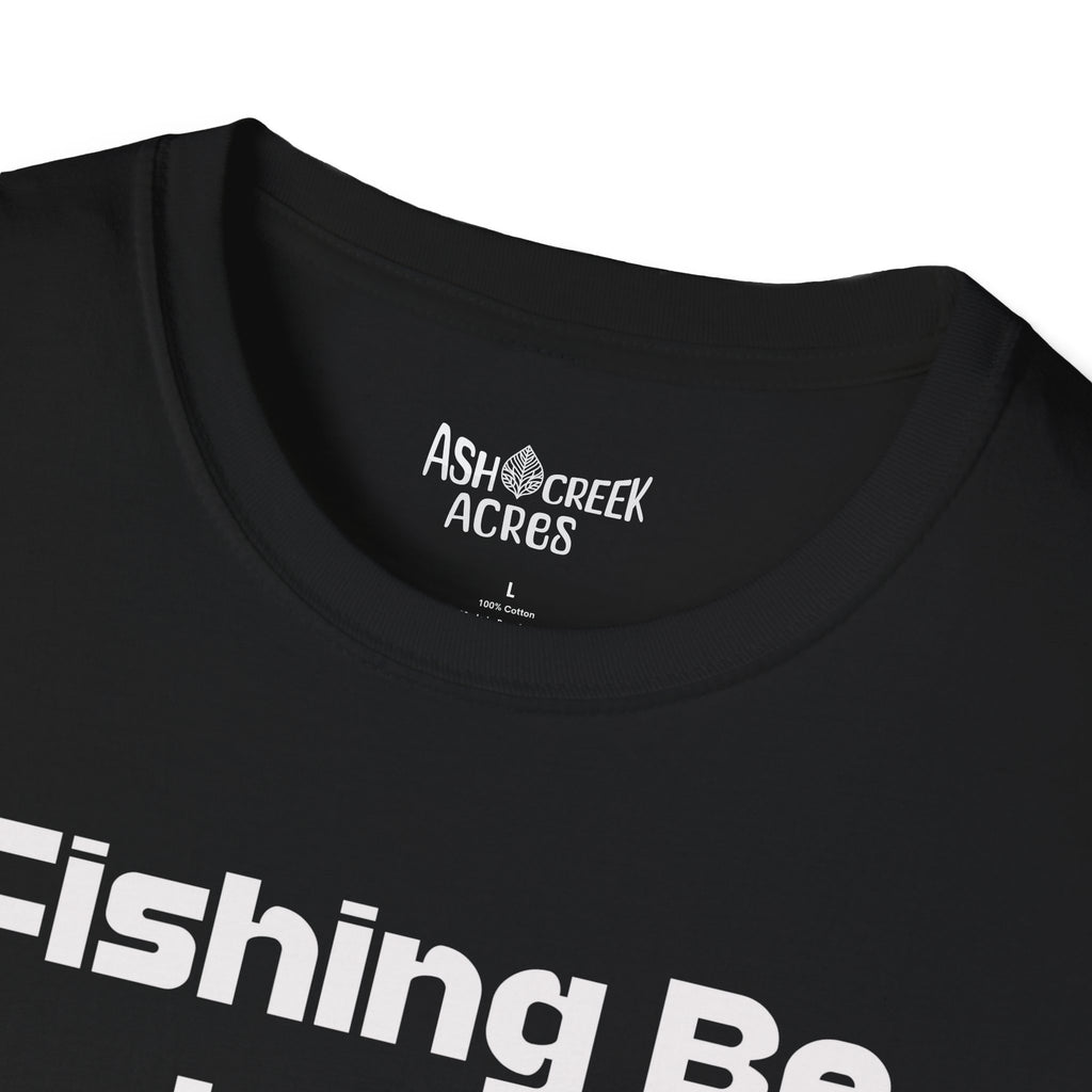 Fishing Be Like Hookset T-Shirt — Fisherman Heartbeat Graphic Tee