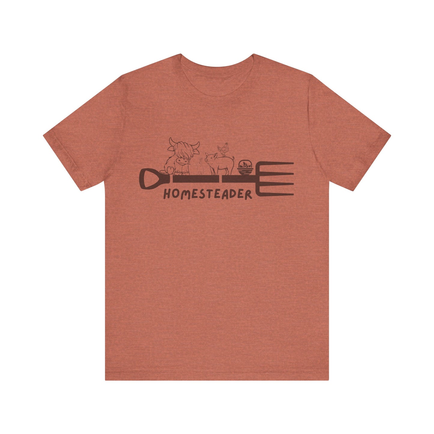 Homesteader Garden Fork Farm Animals - Unisex T-Shirt