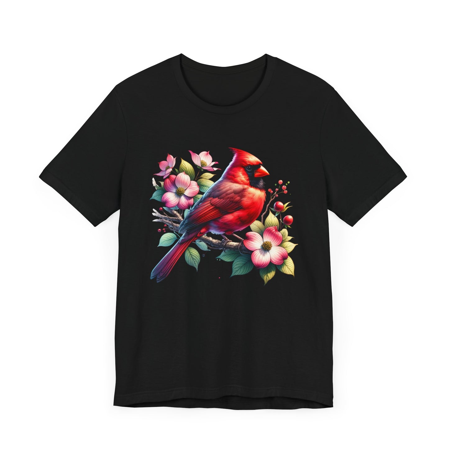 Cardinal And Dogwood - Unisex T-Shirt