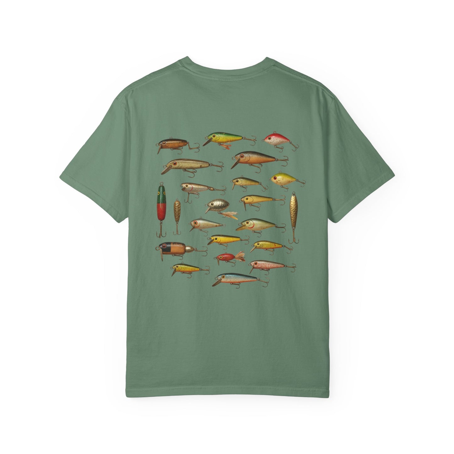 Fishing Lures T-Shirt — Vintage Angler Lure Art Tee - Fishing T Shirt