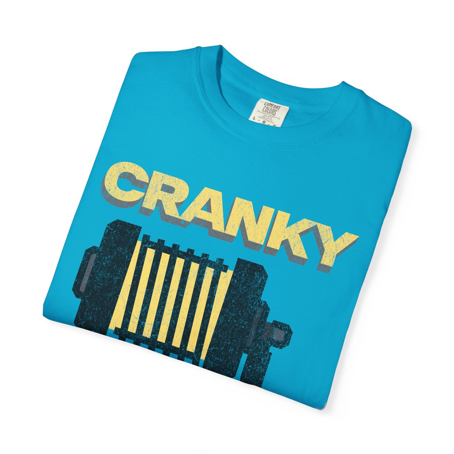 Cranky Fishing Tee, Grumpy Men's Funny Fishing T-Shirt, Cranky Fishing Reel Cranky Funny Papa Dad Grandpa Tee