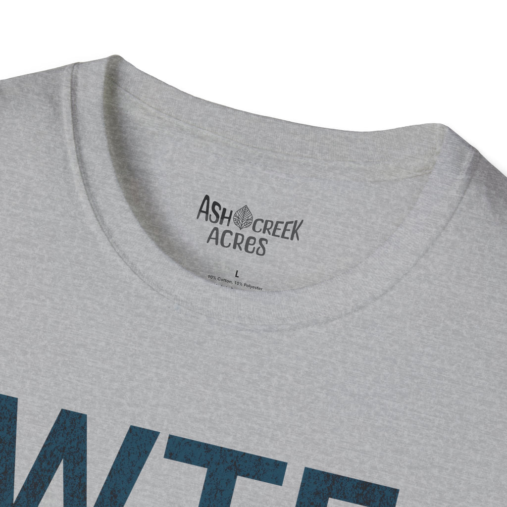 WTF (Where's the Fish) T-Shirt – Sport Grey / Sand