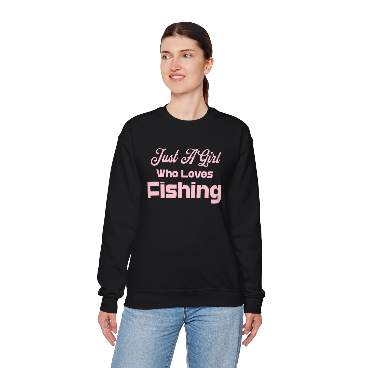 Just a Girl Who Loves Fishing Sweatshirt