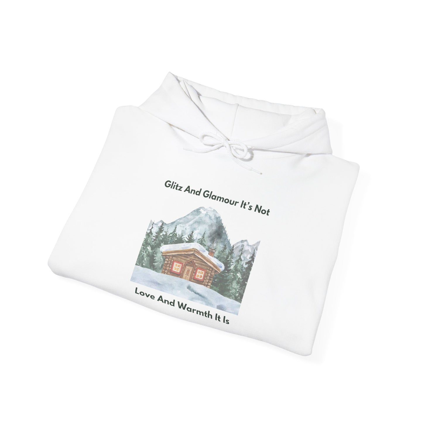 Cabin Snow Love and Warmth - Unisex Hoodie