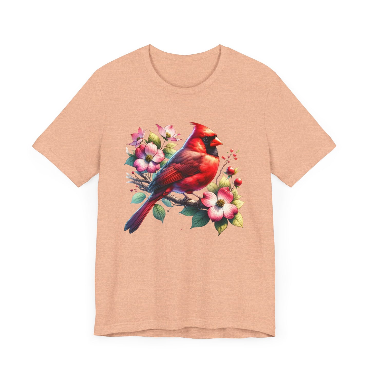 Cardinal And Dogwood - Unisex T-Shirt