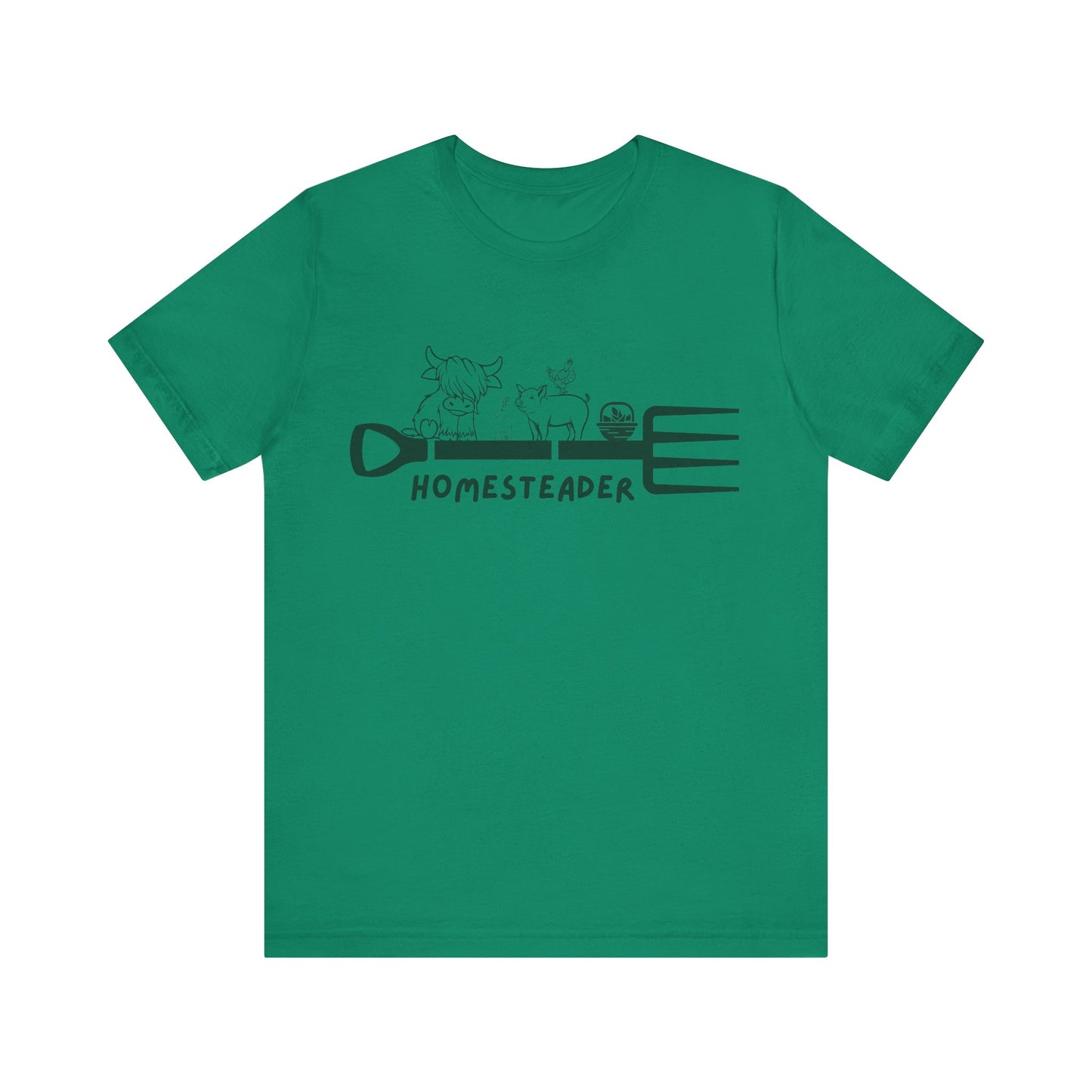 Homesteader Garden Fork Farm Animals - Unisex T-Shirt