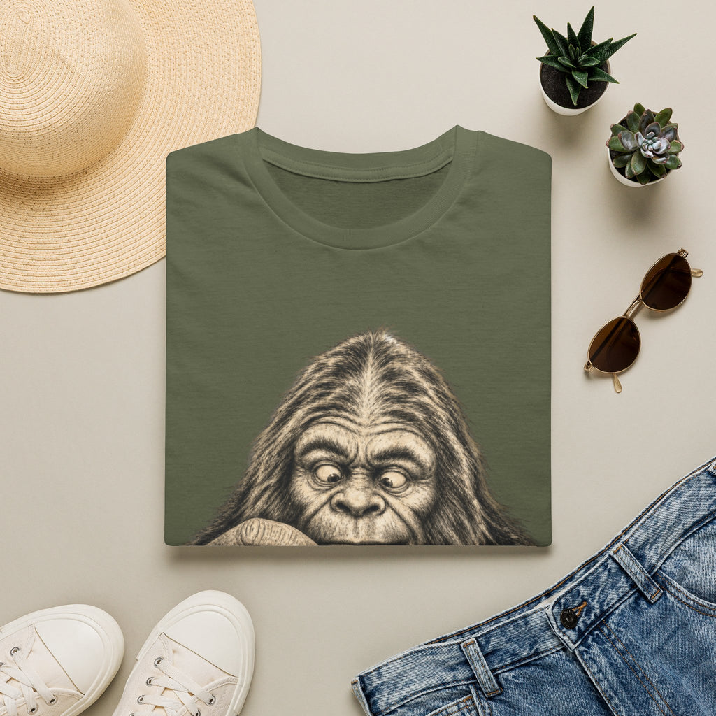 Sasquatch Fly Tying T-Shirt | Bigfoot Fly Fishing Tee for Anglers