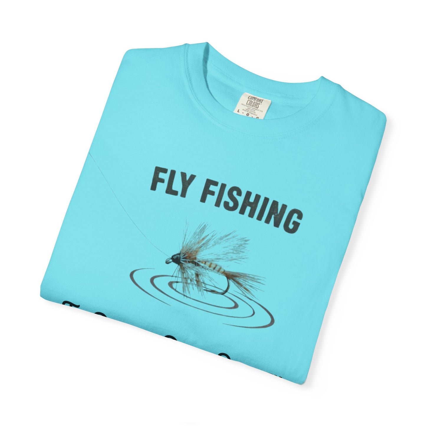 Fly Fishing T-Shirt — "The Delicate Dance Between Feathers and Water" Graphic Tee