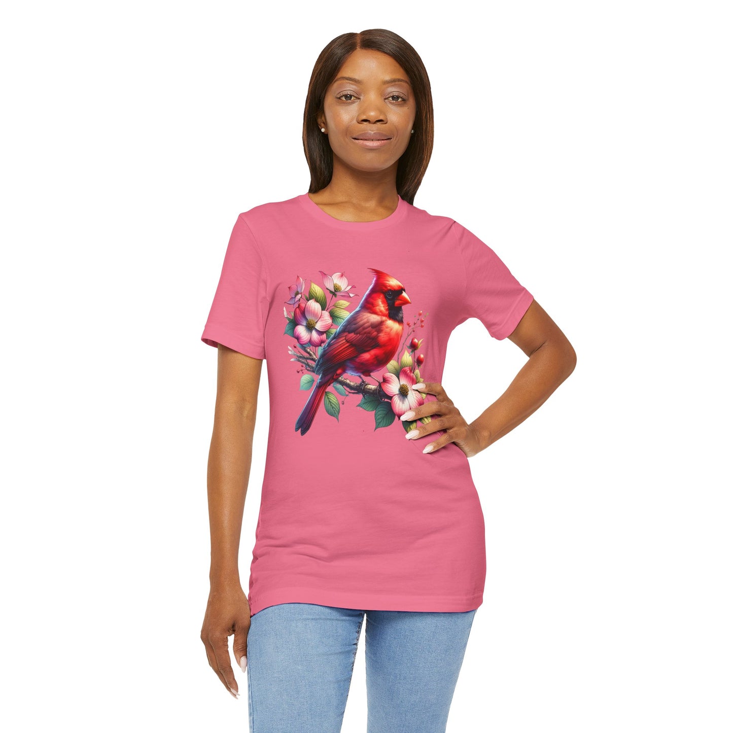 Cardinal And Dogwood - Unisex T-Shirt