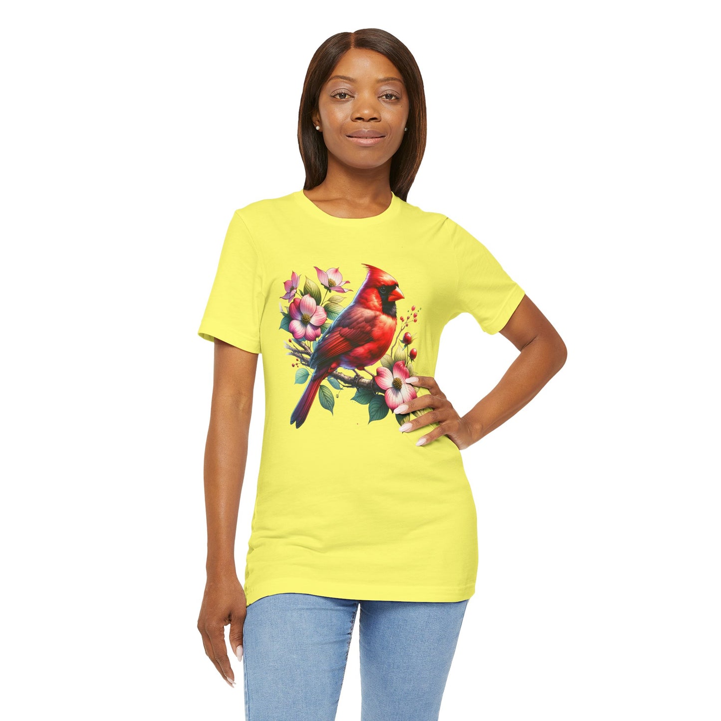 Cardinal And Dogwood - Unisex T-Shirt