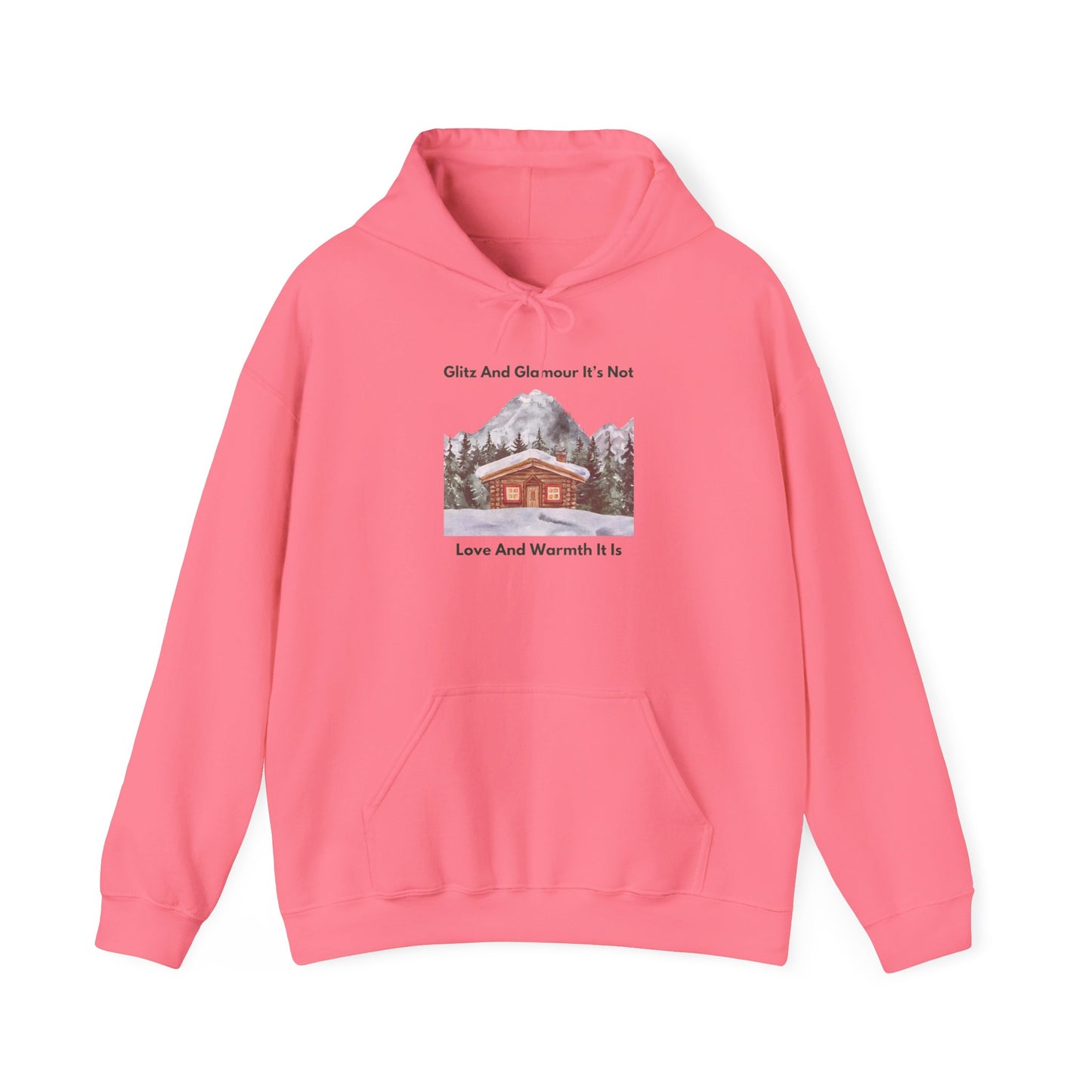 Cabin Snow Love and Warmth - Unisex Hoodie