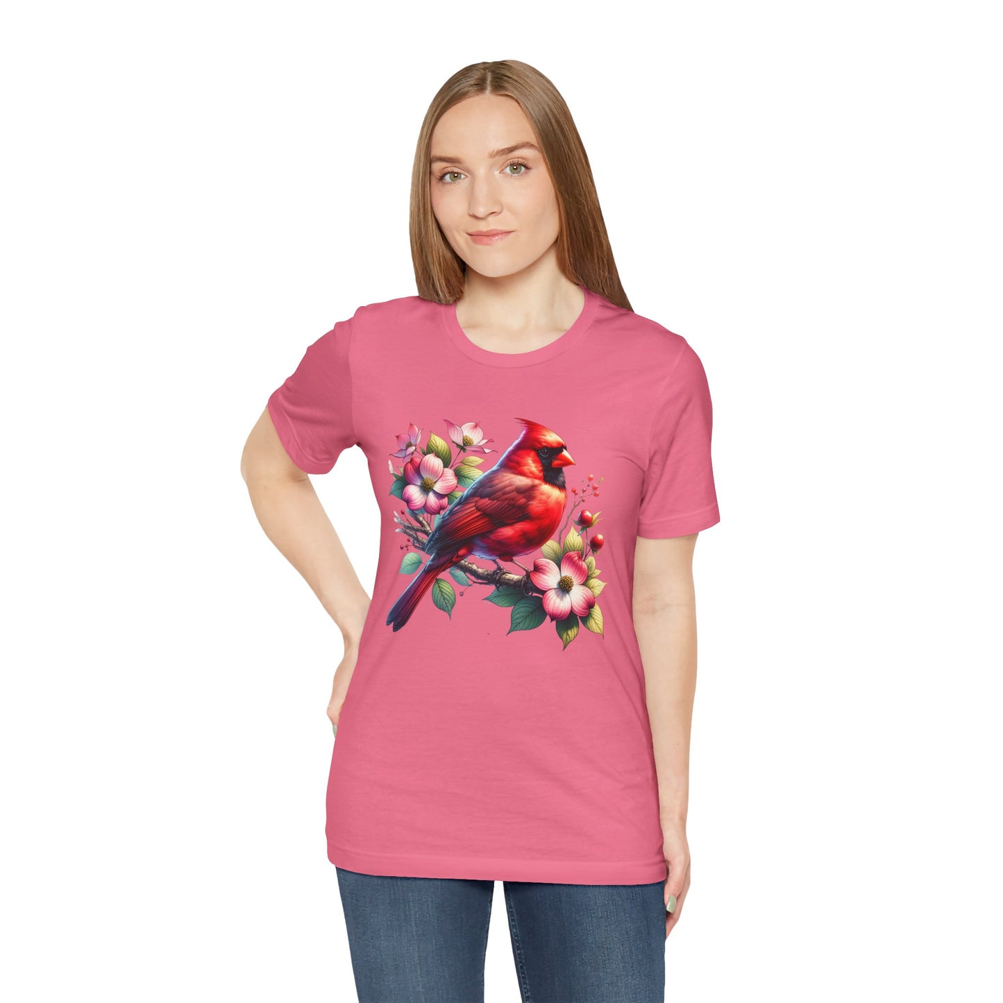 Cardinal And Dogwood - Unisex T-Shirt