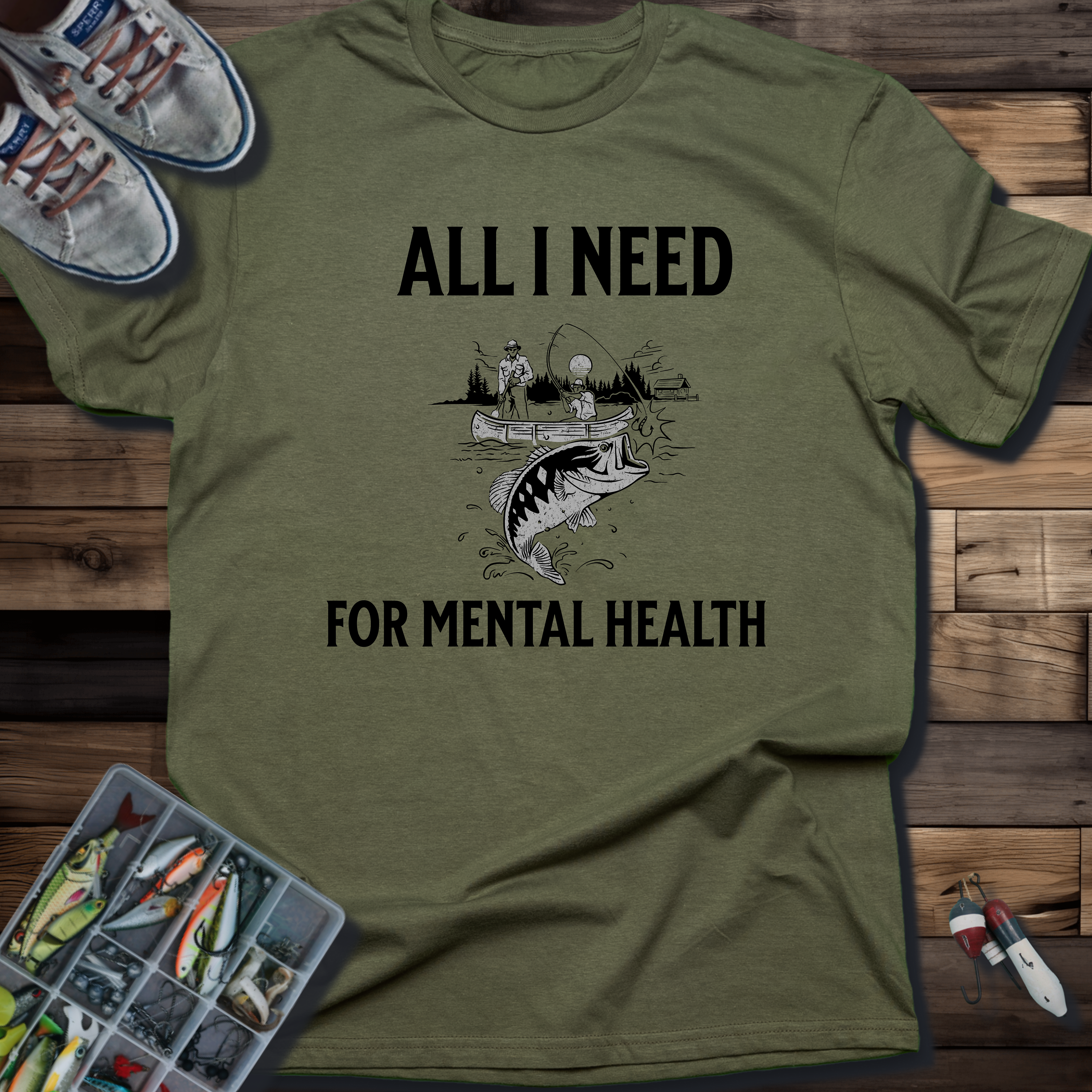 ALL I NEED FOR MENTAL HEALTH T-SHIRT