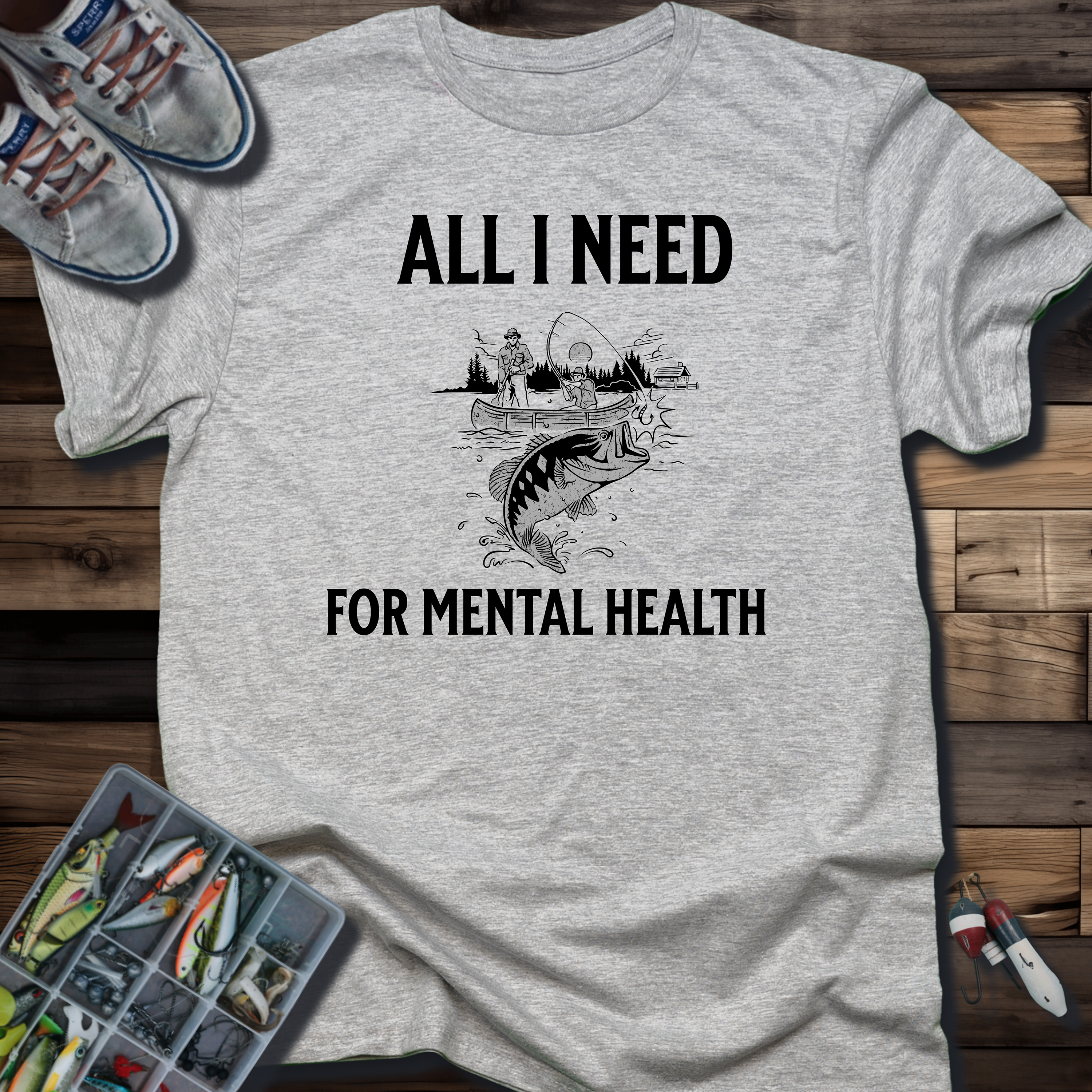 ALL I NEED FOR MENTAL HEALTH T-SHIRT
