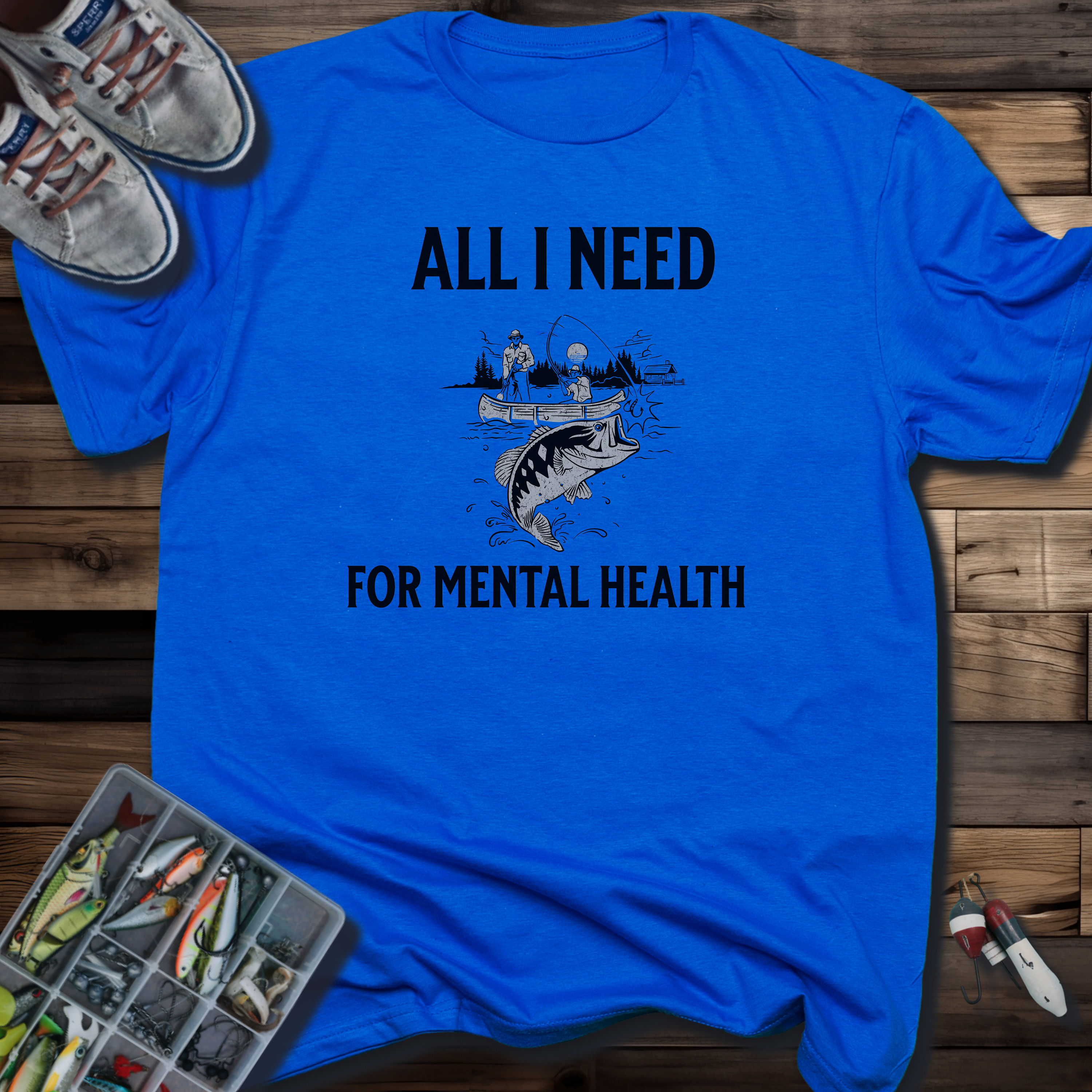 ALL I NEED FOR MENTAL HEALTH T-SHIRT