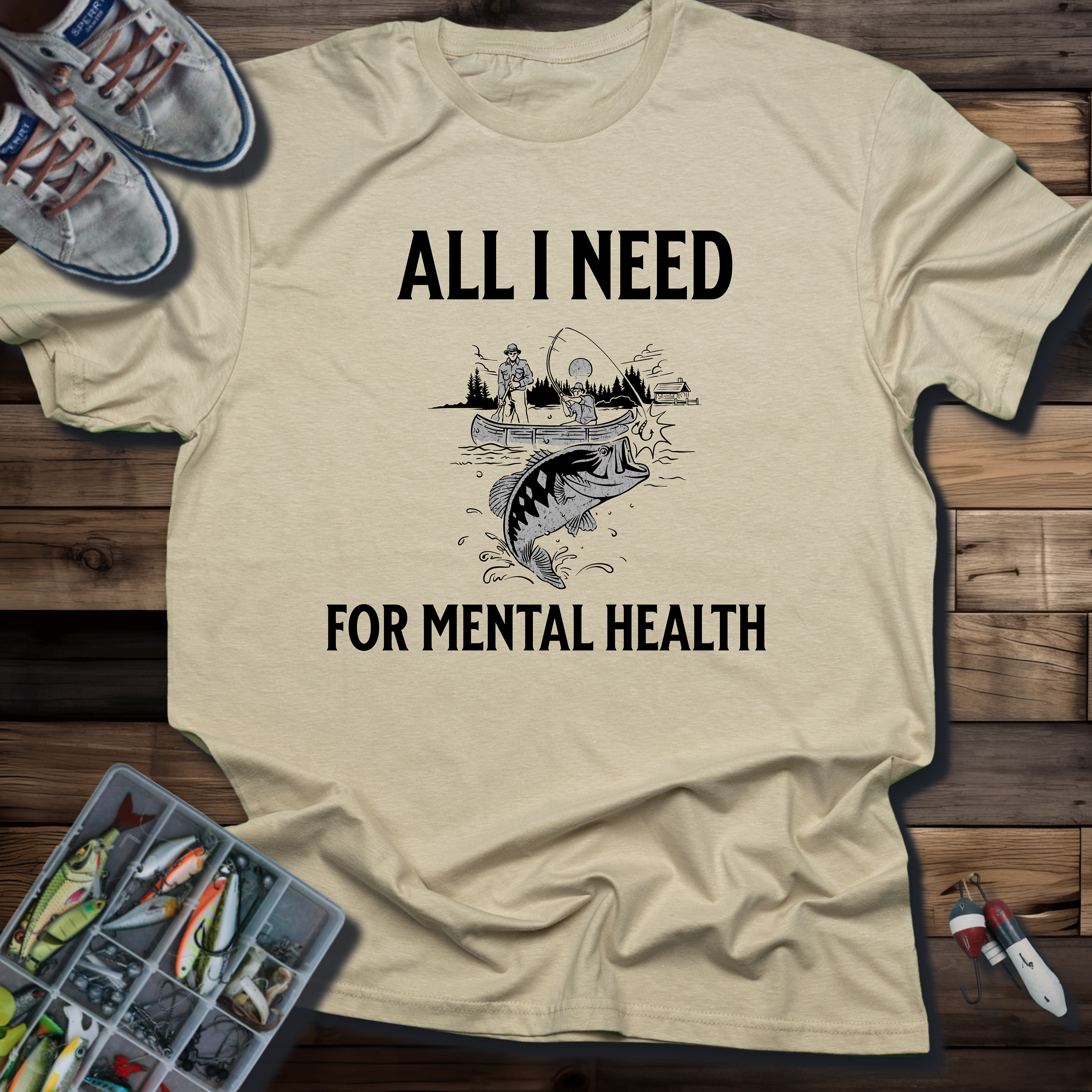 ALL I NEED FOR MENTAL HEALTH T-SHIRT