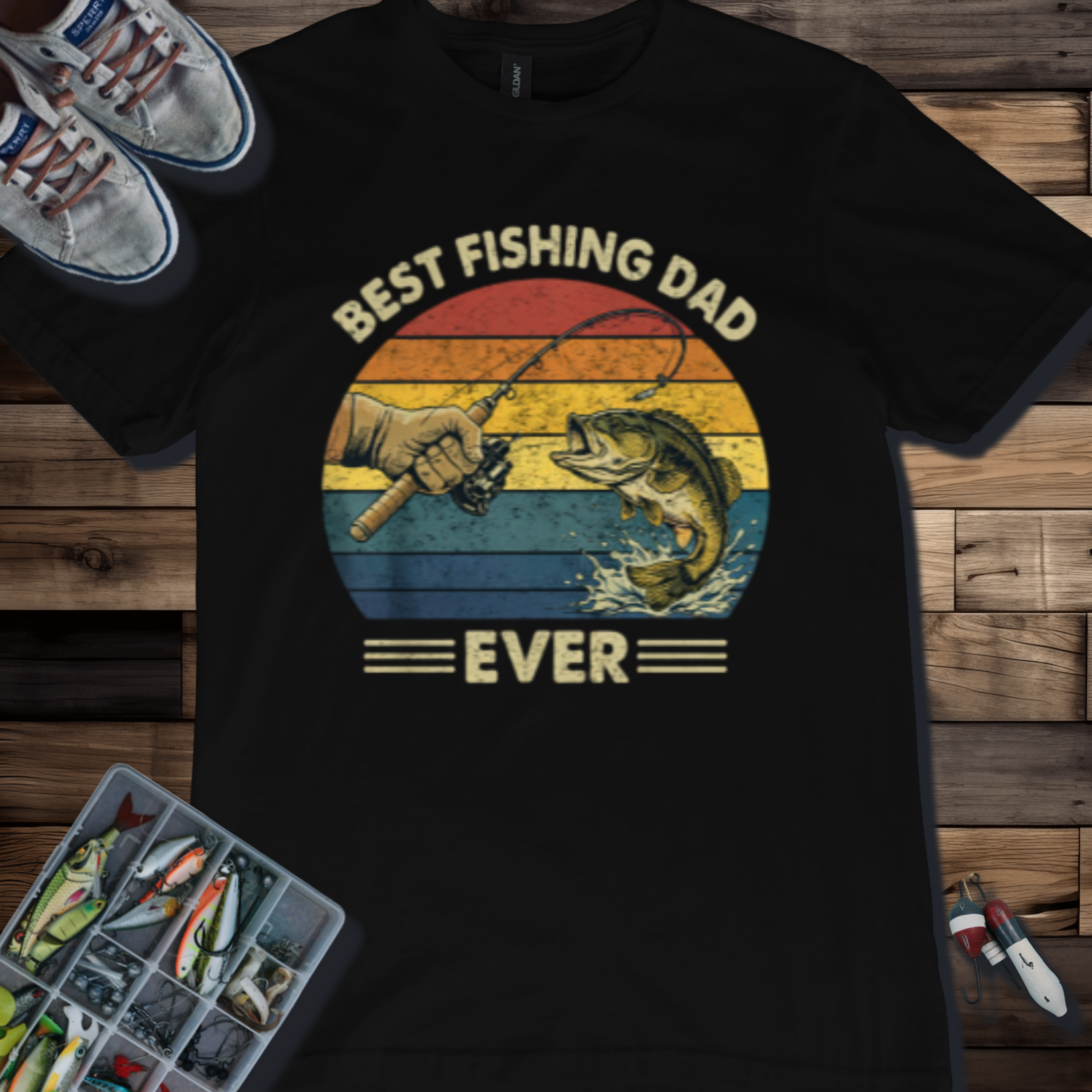 Best Fishing Dad Ever T-Shirt
