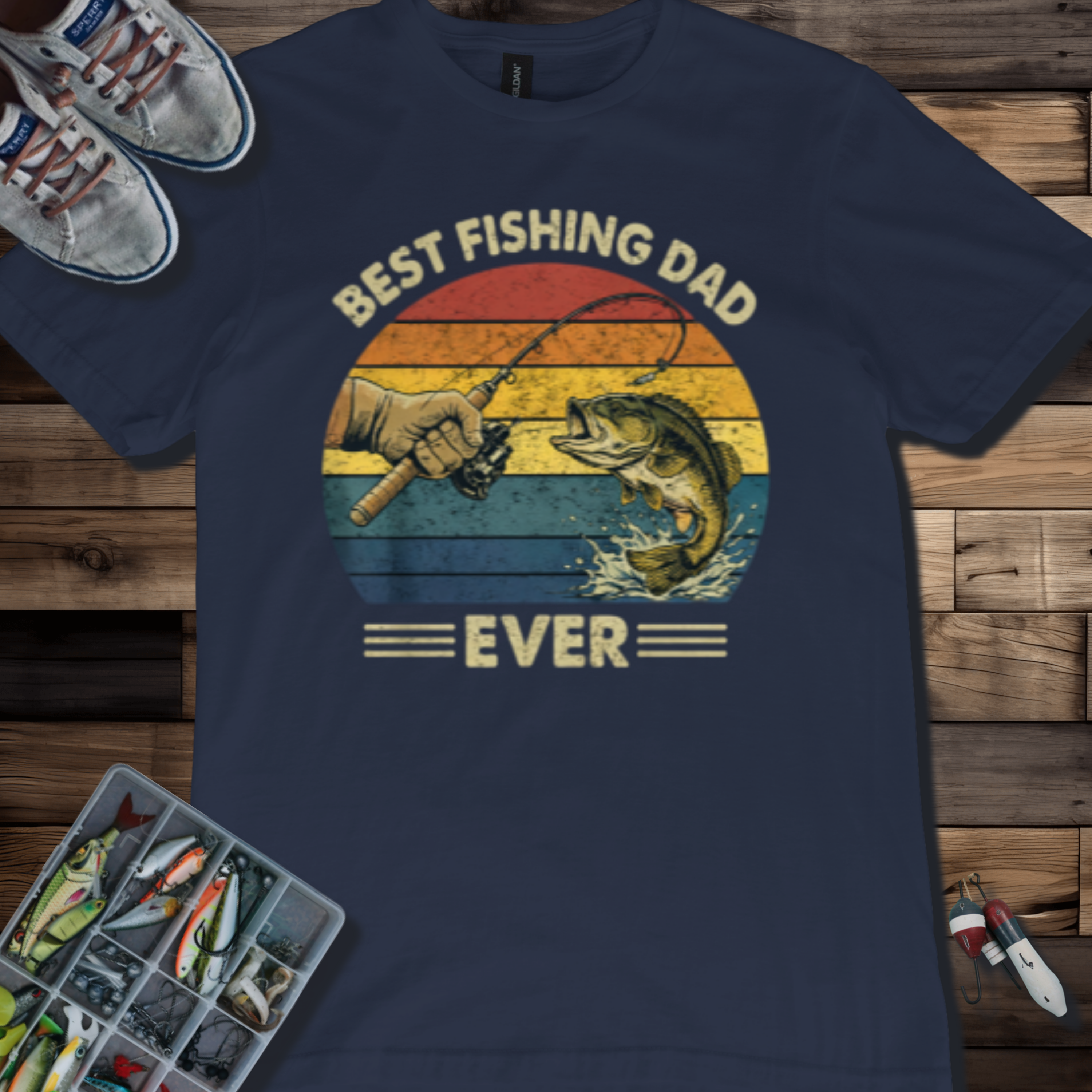 Best Fishing Dad Ever T-Shirt