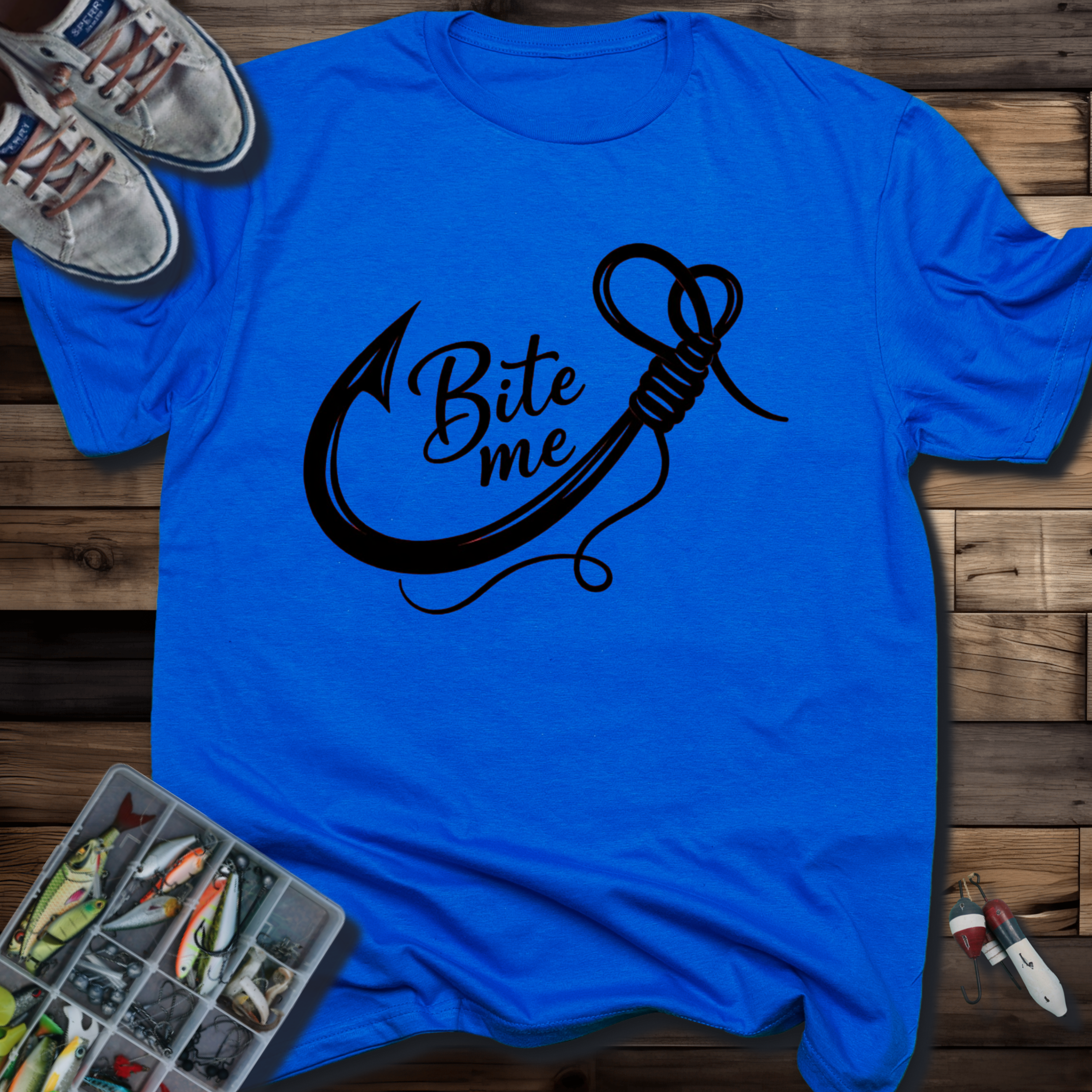Bite Me Fishing Hook T-Shirt