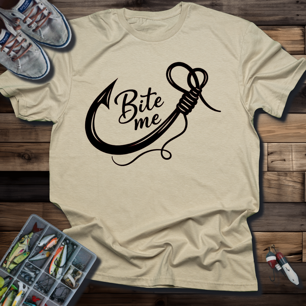 Bite Me Fishing Hook T-Shirt