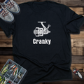CRANKY FISHING REEL T-SHIRT