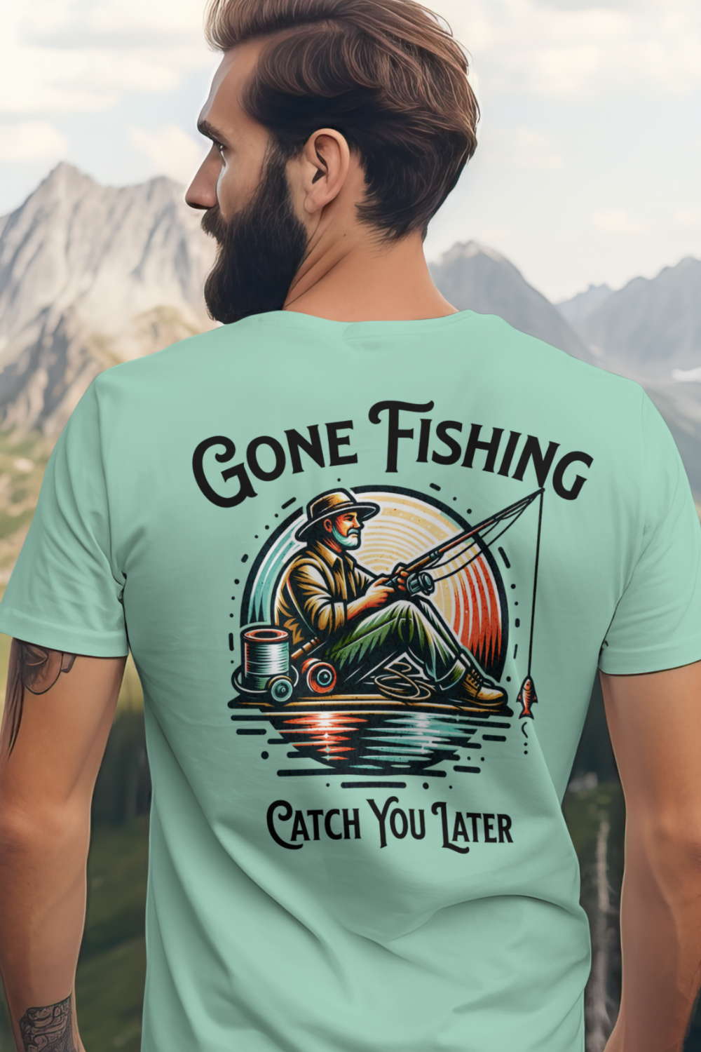 Gone Fishing T-Shirt — 'Catch You Later' Angler Tee