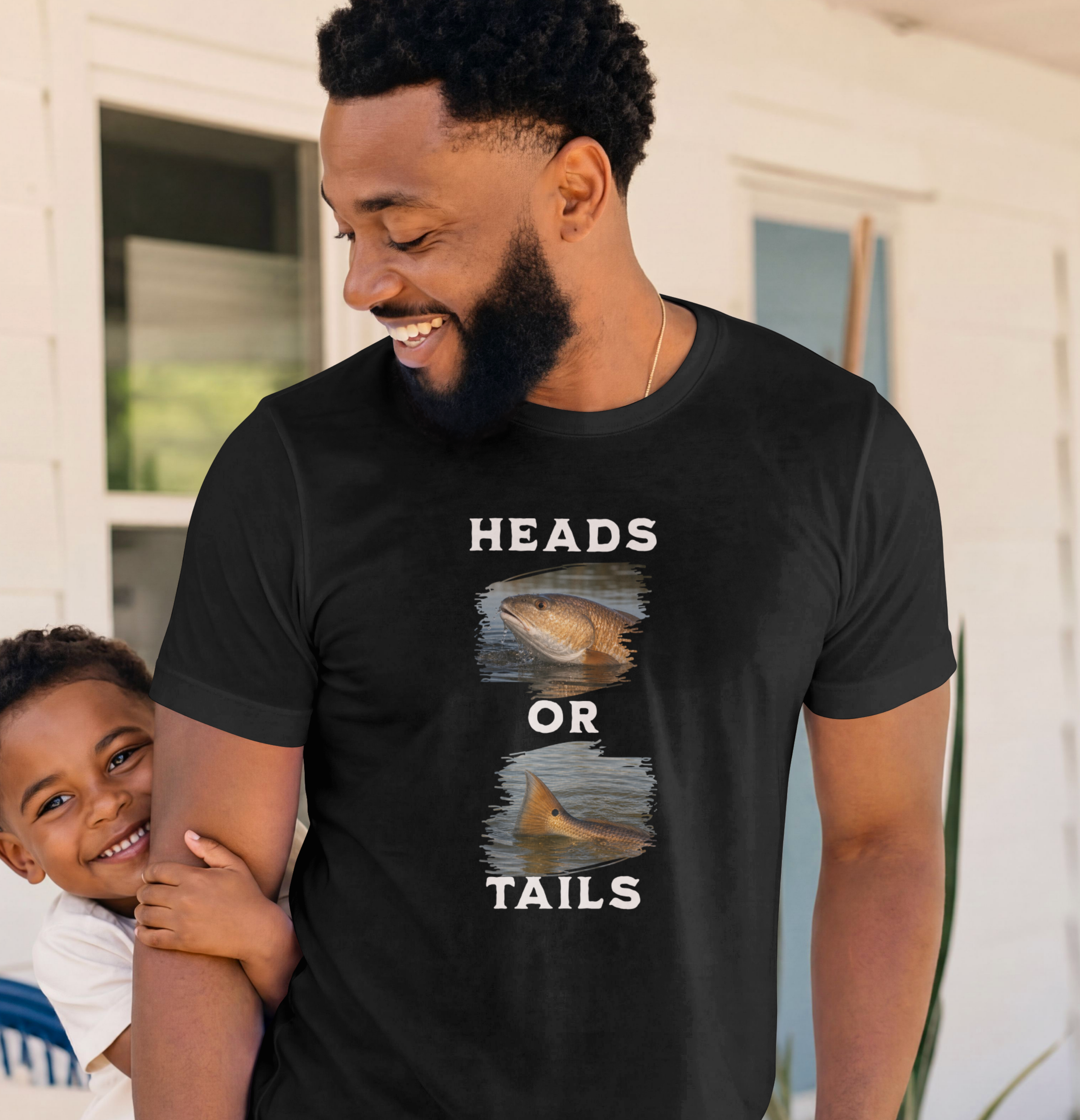 Heads or Tails Fish T-Shirt — Fishing Graphic Tee for Anglers