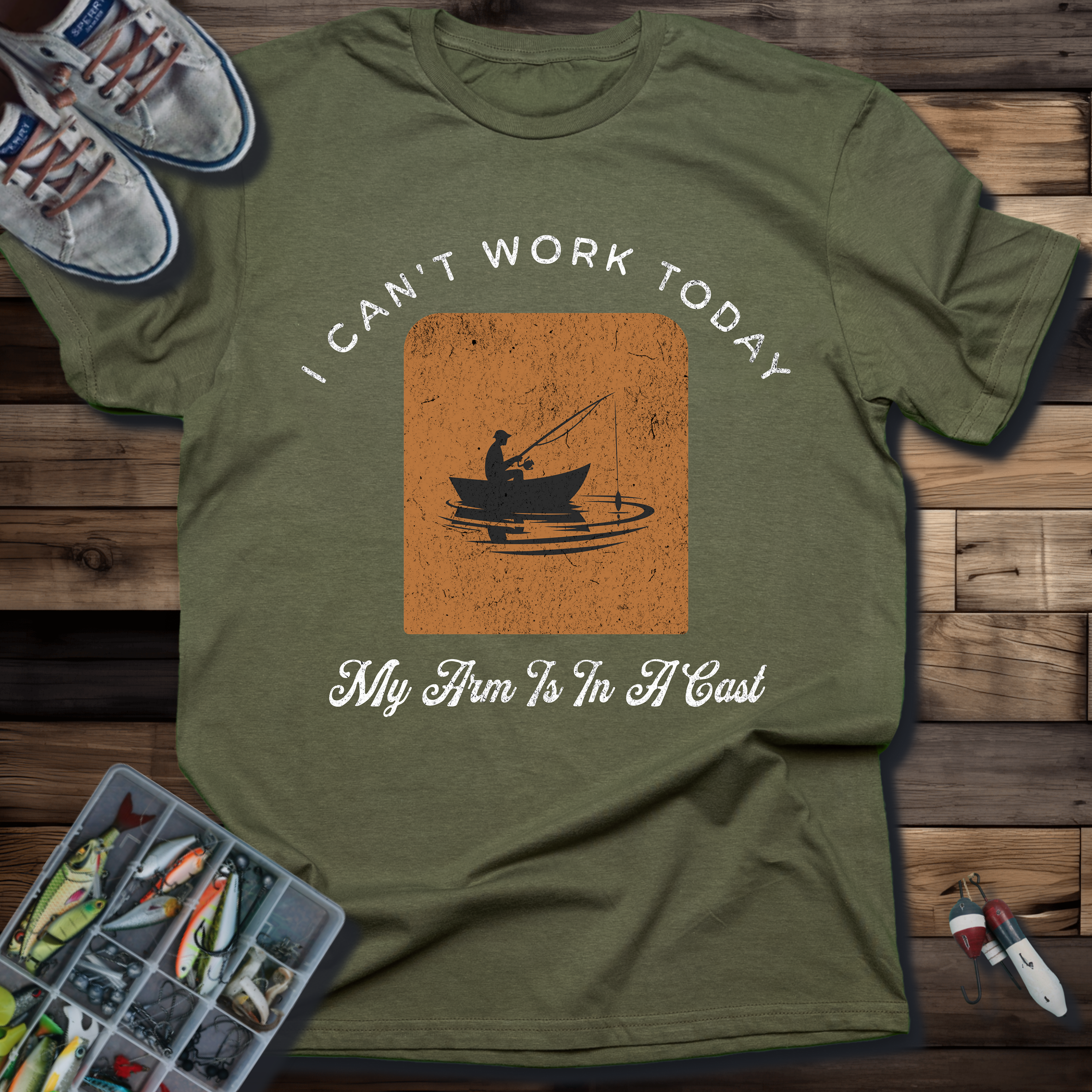 I CANT WORK TODAY T-SHIRT