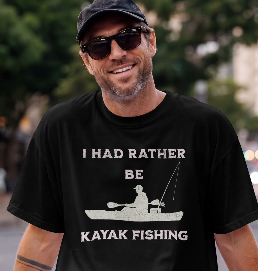 I Had Rather Be Kayak Fishing T-Shirt