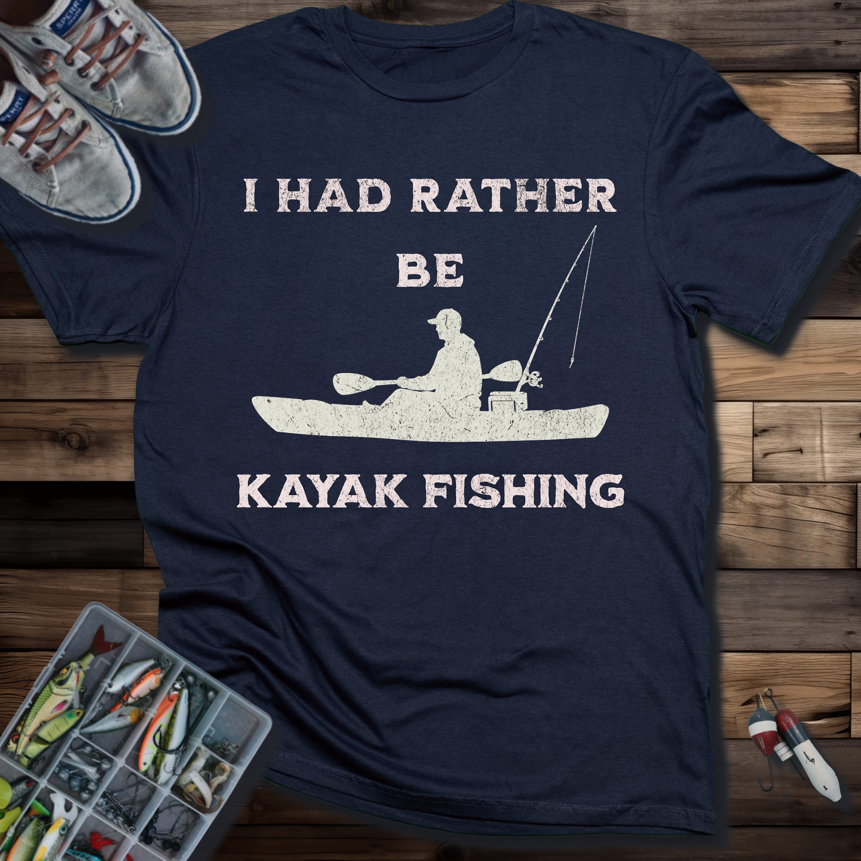 I Had Rather Be Kayak Fishing T-Shirt
