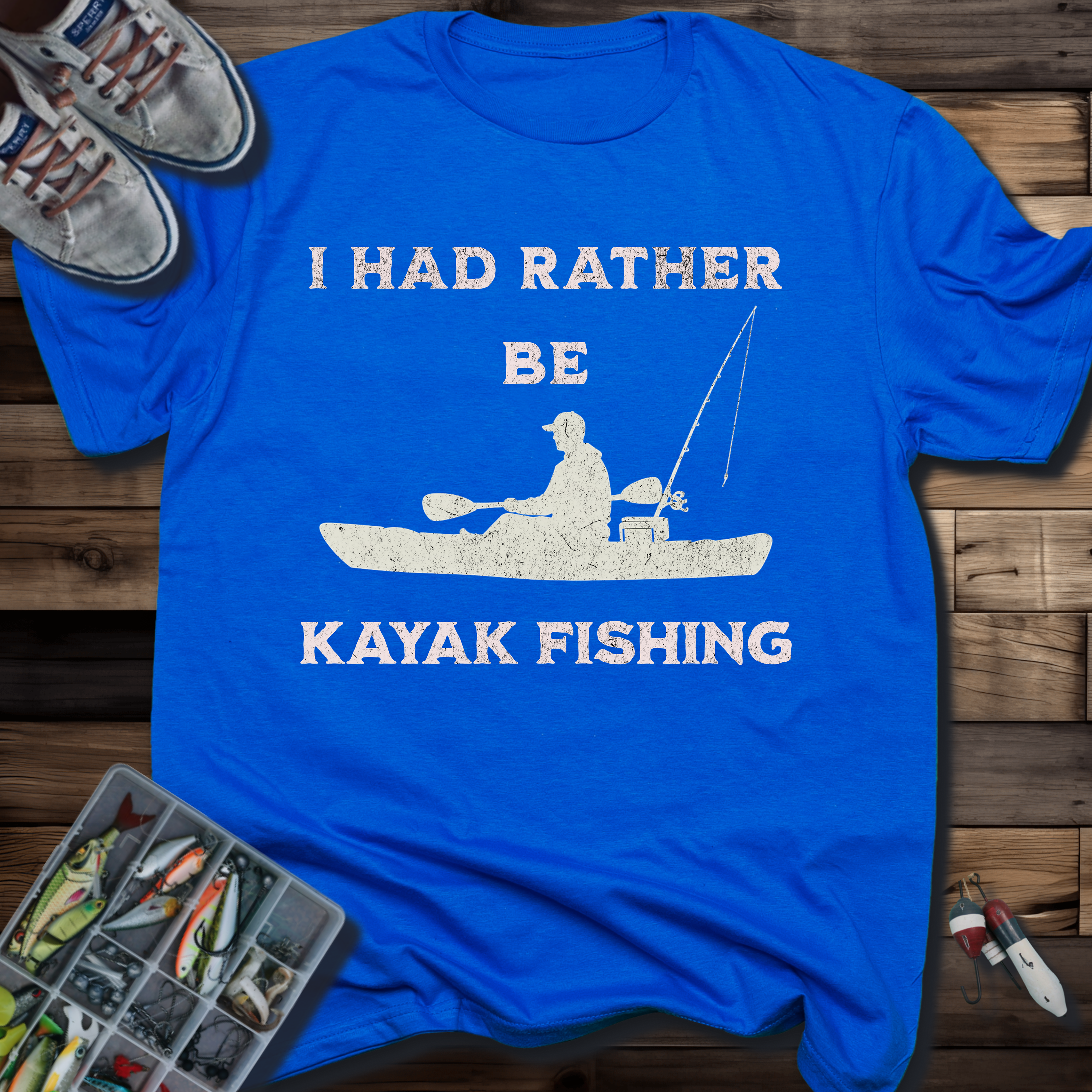 I Had Rather Be Kayak Fishing T-Shirt