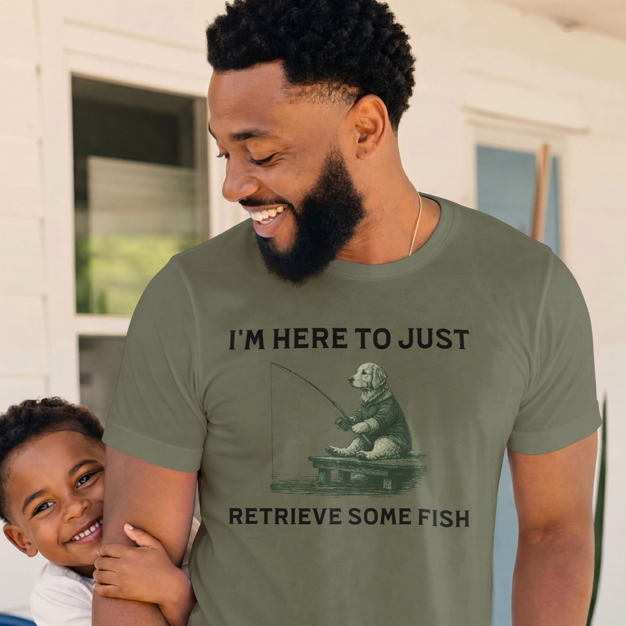 I'm Here to Just Retrieve Some Fish T-Shirt