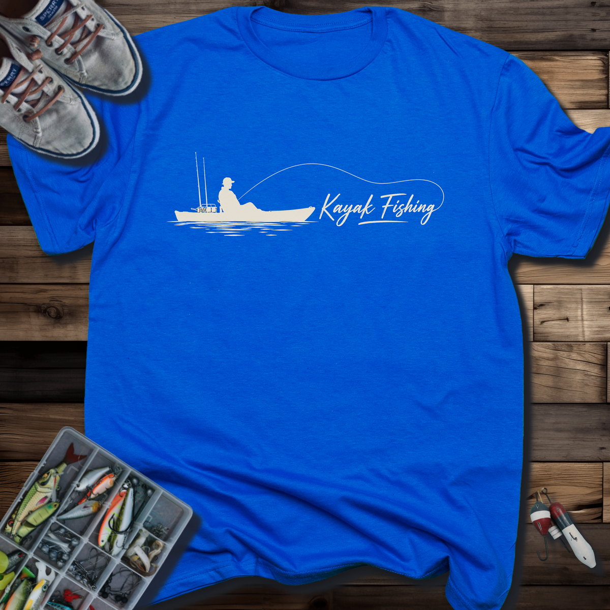 Kayak Fishing Silhouette  T-Shirt