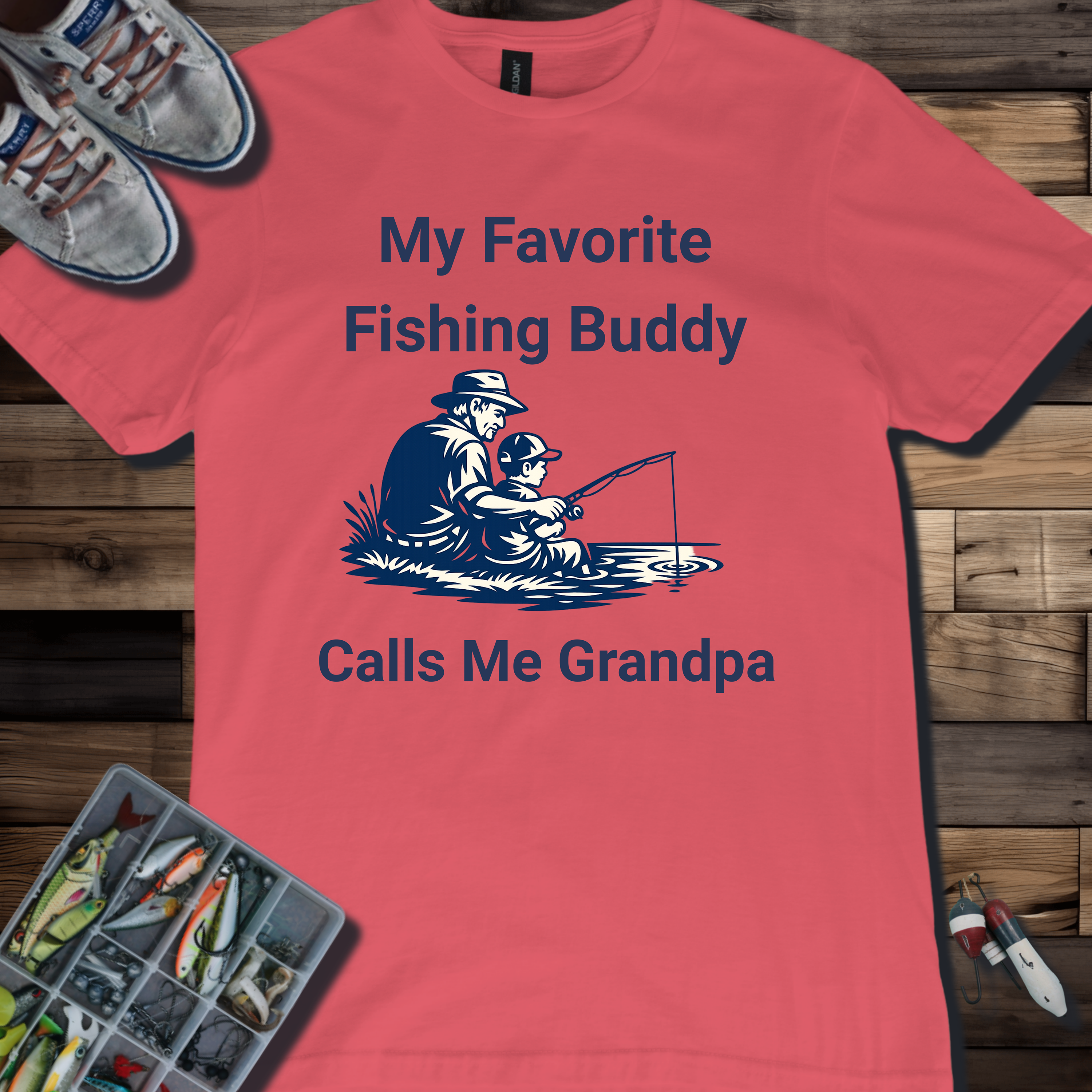My Favorite Fishing Buddy Calls Me Grandpa T-Shirt