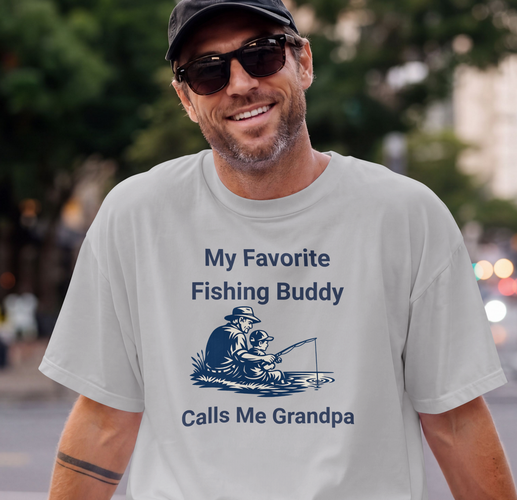 My Favorite Fishing Buddy Calls Me Grandpa T-Shirt