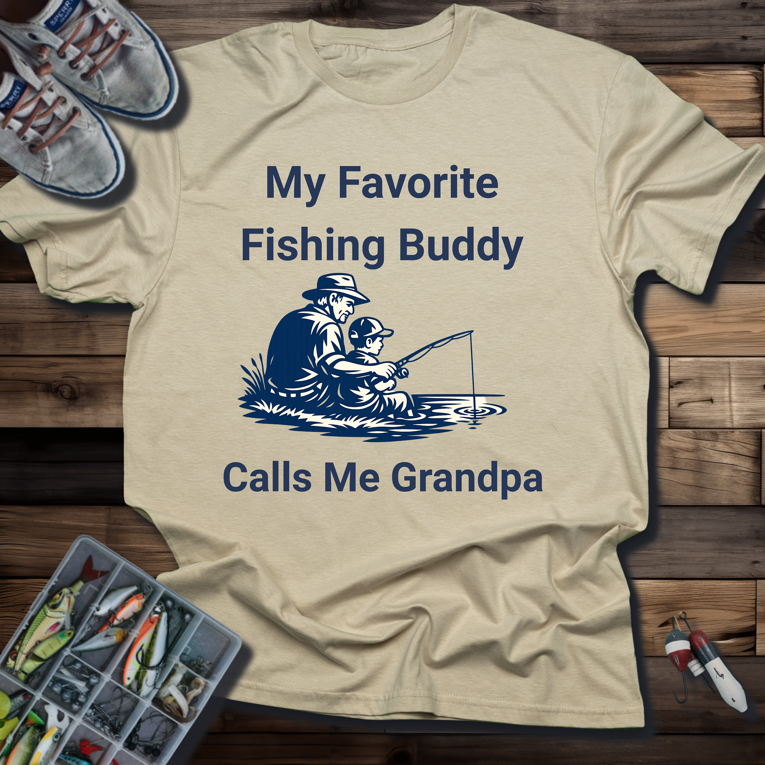 My Favorite Fishing Buddy Calls Me Grandpa T-Shirt