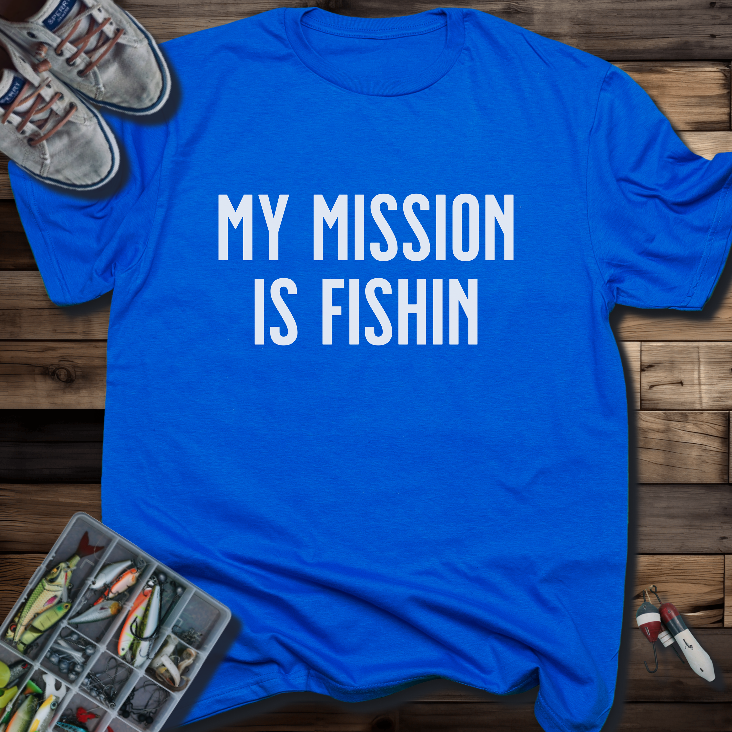 My Mission Is Fishin T-Shirt – Green