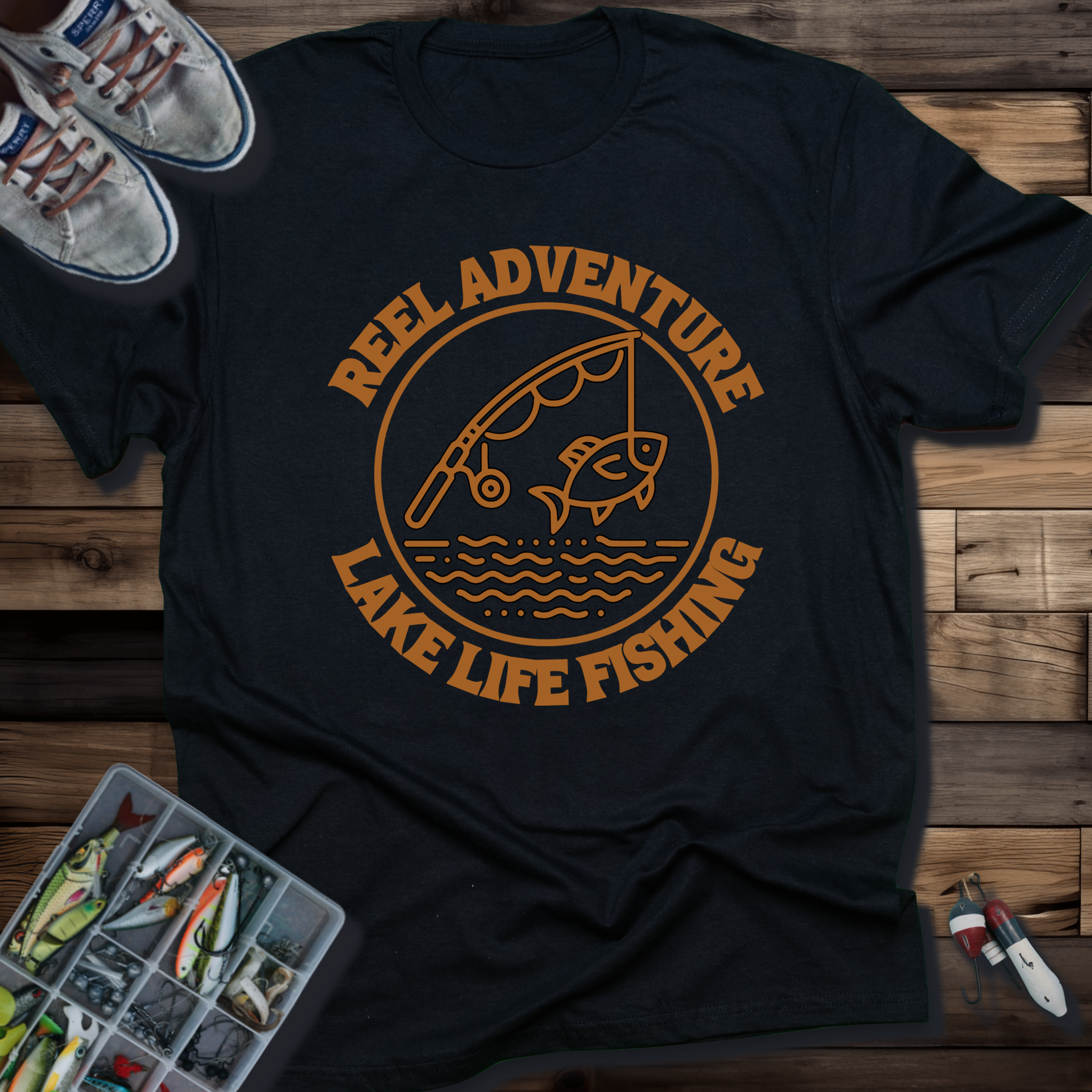 Reel Adventure Lake Life Fishing T-Shirt