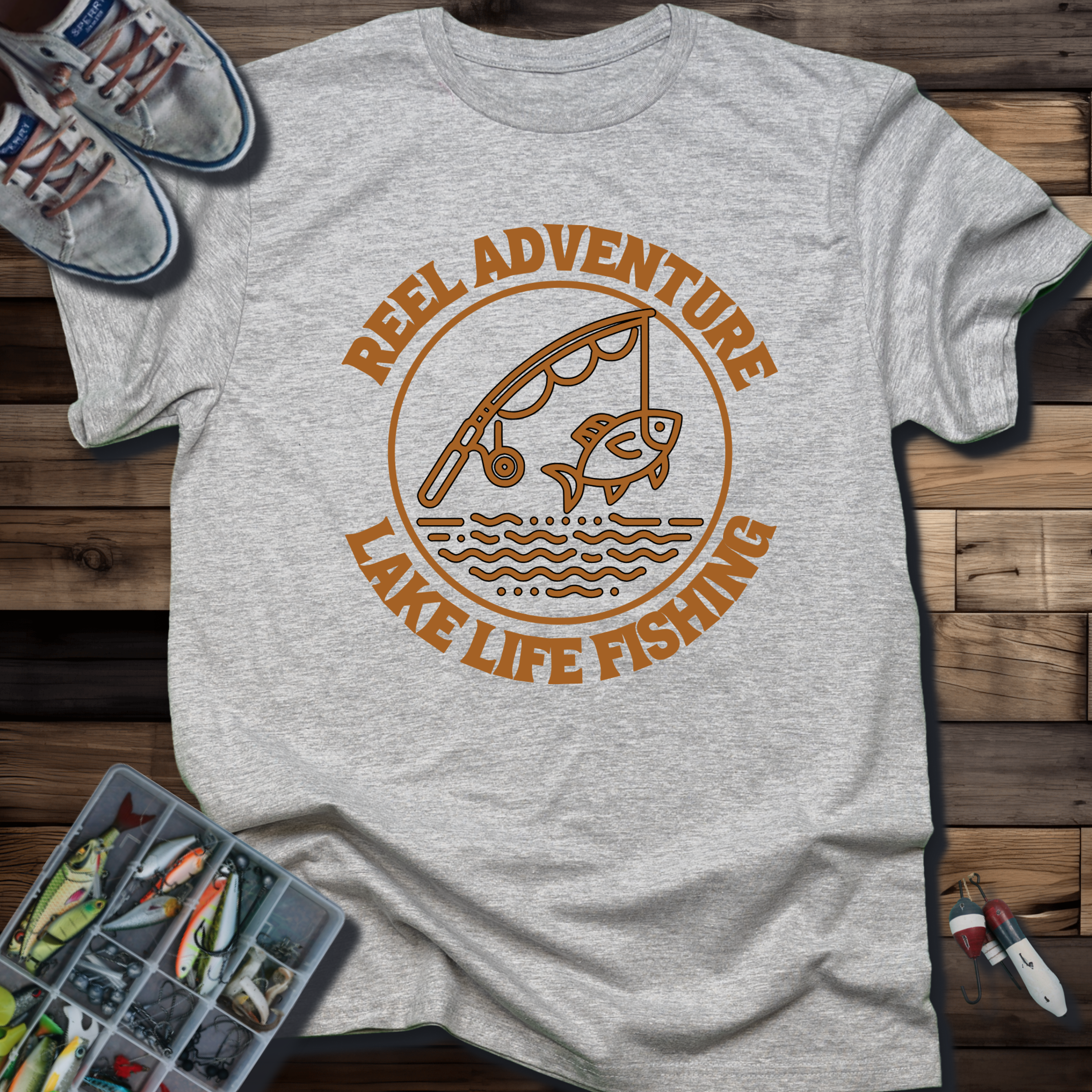Reel Adventure Lake Life Fishing T-Shirt