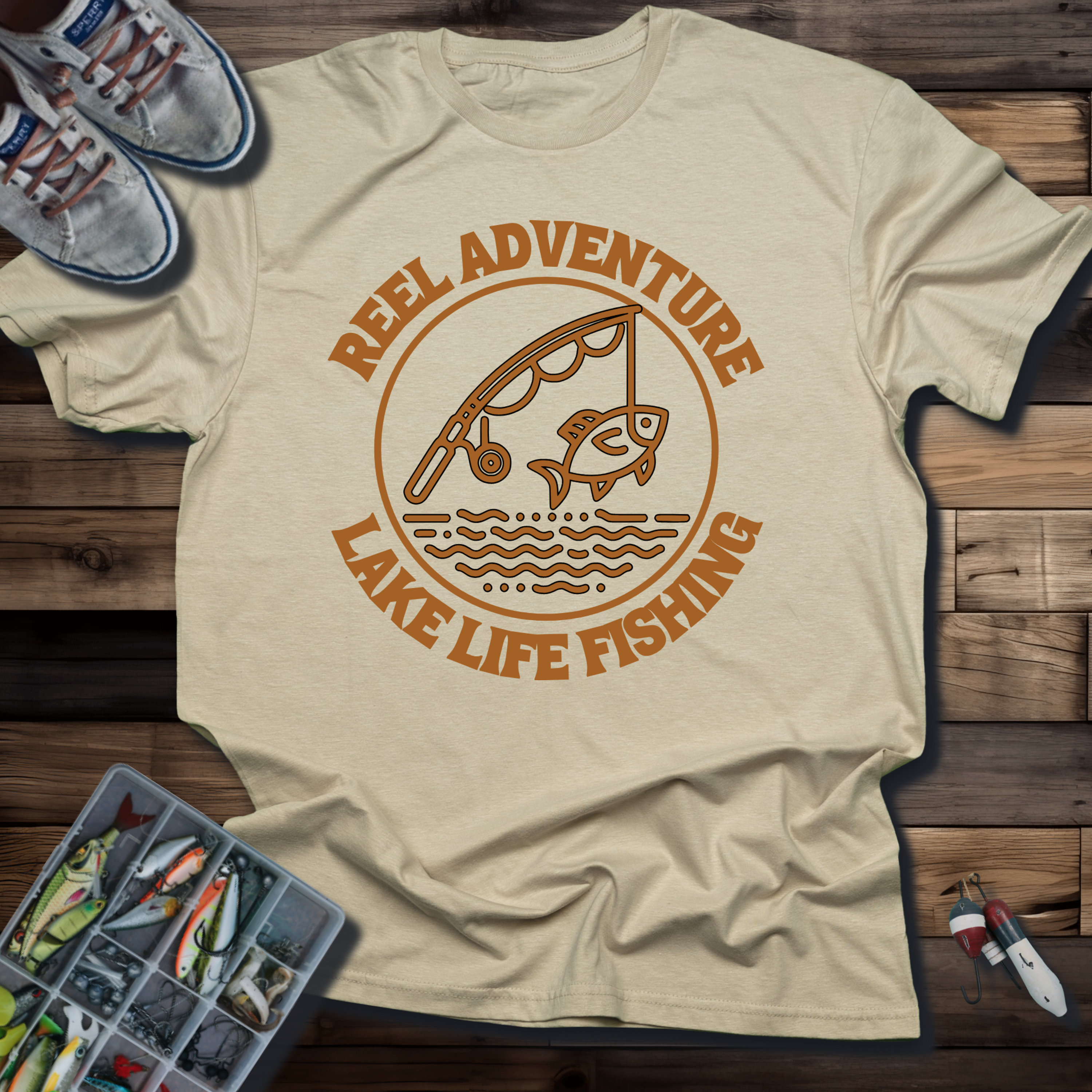 Reel Adventure Lake Life Fishing T-Shirt