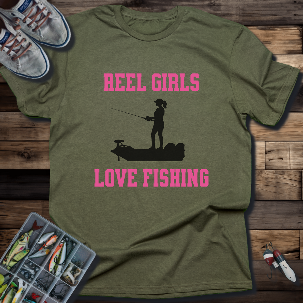 Reel Girls Love Fishing T-Shirt