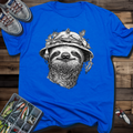Slow & Steady Angler Sloth Fishing T-Shirt