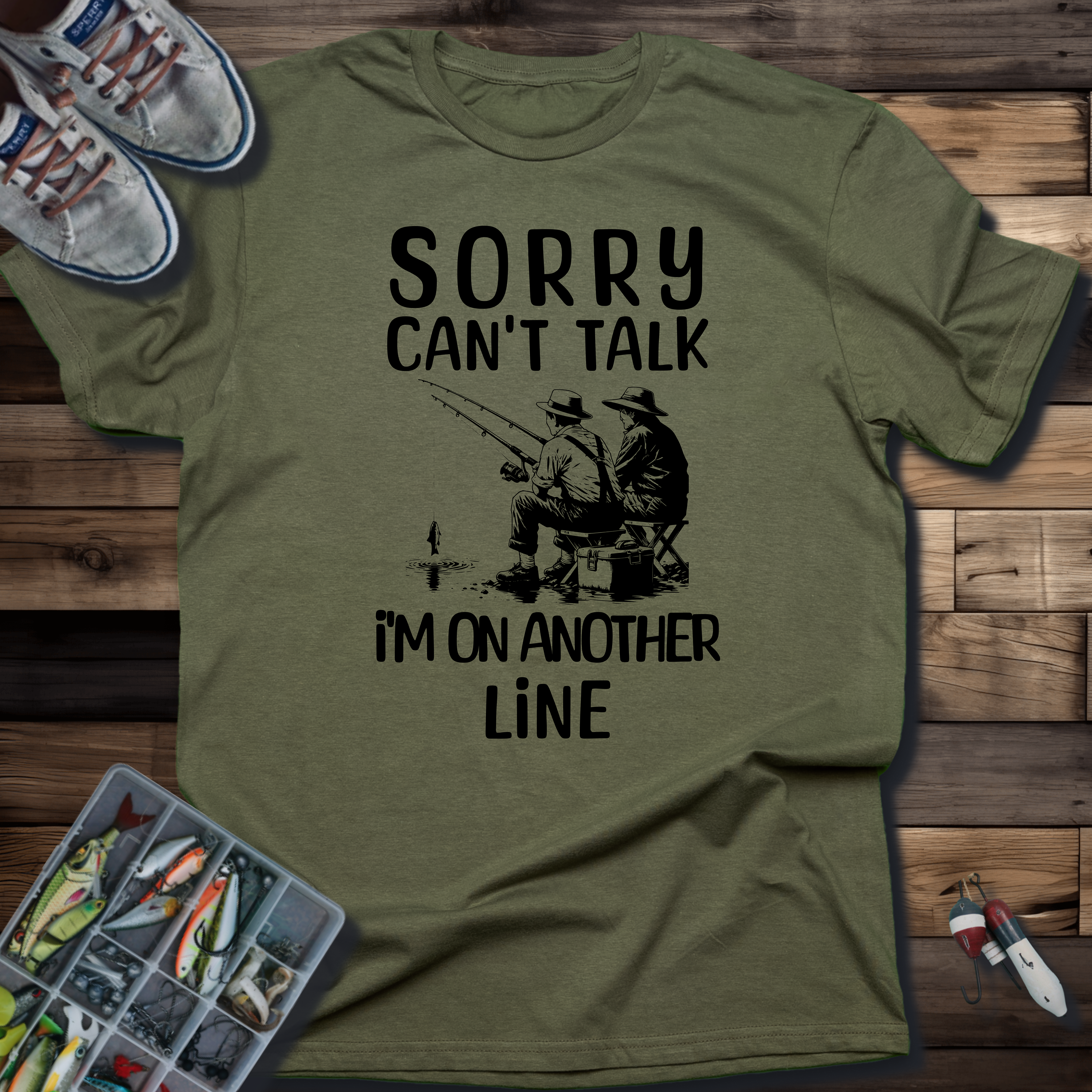 Sorry Can't Talk, I'm On Another Line T-shirt