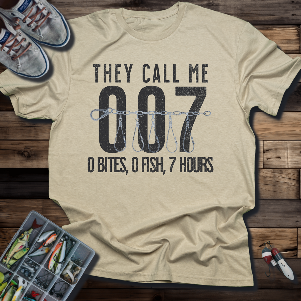 They Call Me 007 Fishing T-Shirt