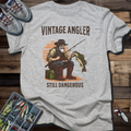 Vintage Angler "Still Dangerous" Fishing T-Shirt