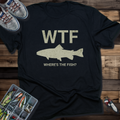 WTF (Where's the Fish) T-Shirt – Black