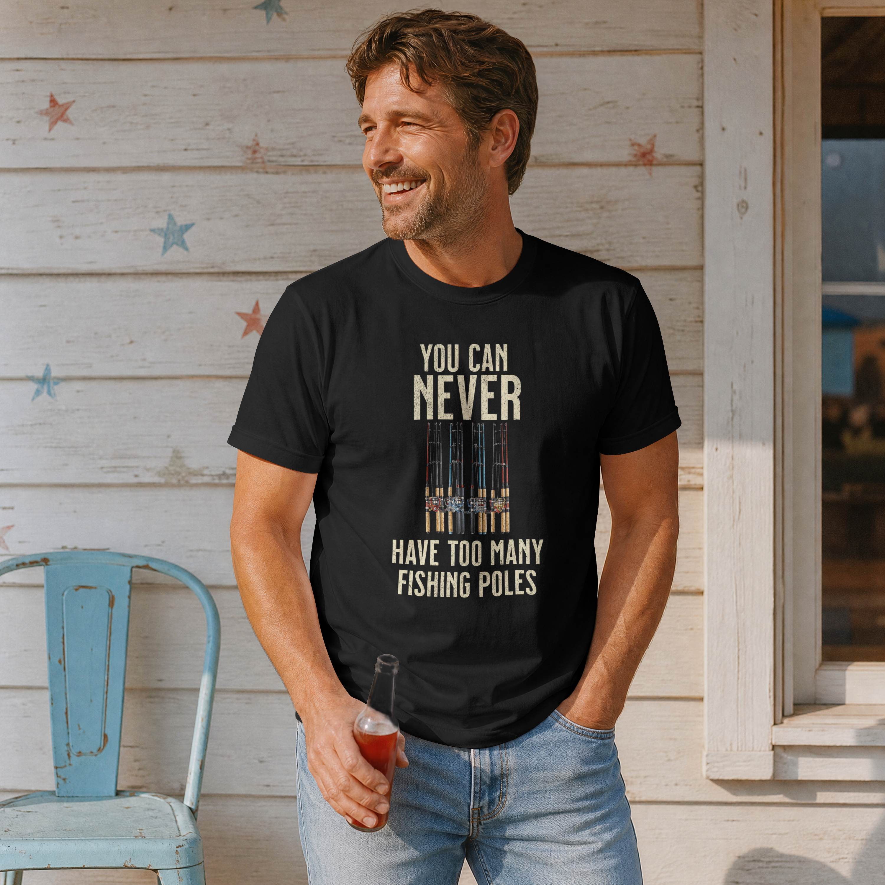 You Can Never Have Too Many Fishing Poles T-Shirt